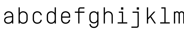 SimplonMono Light WebXL Font LOWERCASE