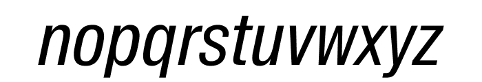 SuisseIntlCond RegularItalic WebXL Font LOWERCASE