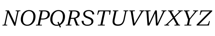 SuisseNeue LightItalic WebXL Font UPPERCASE