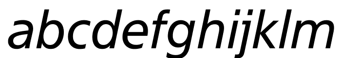 SuisseSign RegularItalic WebXL Font LOWERCASE