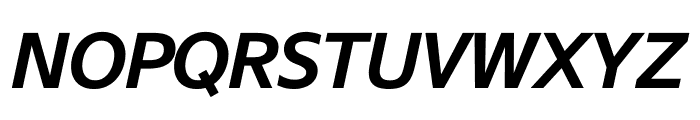 SuisseSign SemiBoldItalic WebXL Font UPPERCASE