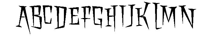 Stakehouse Font UPPERCASE