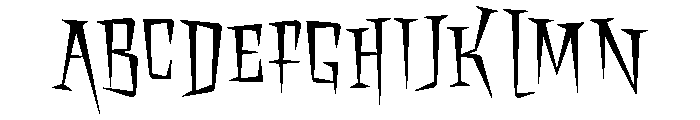 Stakehouse Font LOWERCASE