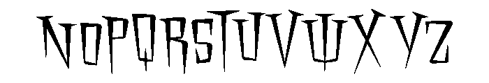Stakehouse Font LOWERCASE