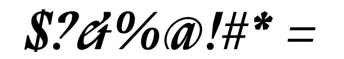 Stanley Bold Italic Font OTHER CHARS