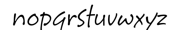 StarbabeHmk Font LOWERCASE