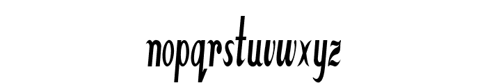 Starscape-ExtracondensedRegular Font LOWERCASE