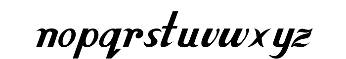 Starscape-Italic Font LOWERCASE