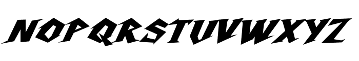 Steeltrap-BoldItalic Font LOWERCASE