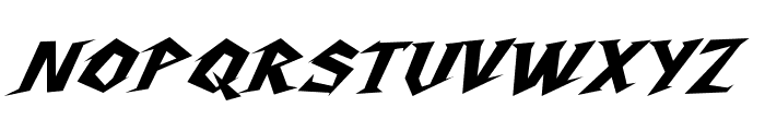 SteeltrapItalic Font LOWERCASE