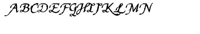 Stefania Antique Alternate Font UPPERCASE
