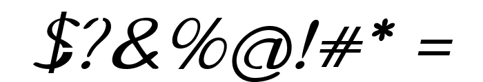 Stellon-BoldItalic Font OTHER CHARS