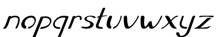 Stellon-BoldItalic Font LOWERCASE