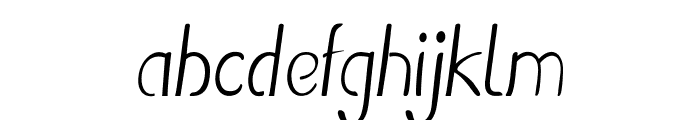 Stellon-CondensedRegular Font LOWERCASE