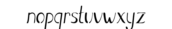 Stellon-CondensedRegular Font LOWERCASE