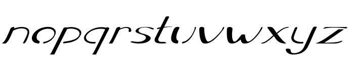 Stellon-ExpandedItalic Font LOWERCASE