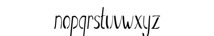 Stellon-ExtracondensedRegular Font LOWERCASE