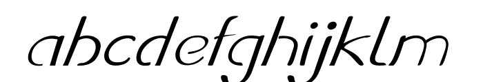 Stellon-Italic Font LOWERCASE