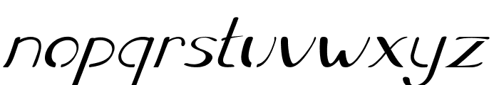 Stellon-Italic Font LOWERCASE