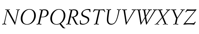 StempelSchneidlerStd-Italic Font UPPERCASE