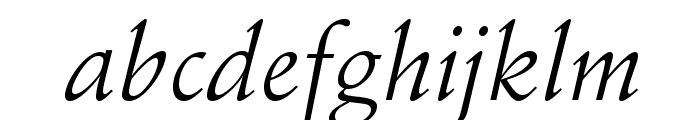 StempelSchneidlerStd-Italic Font LOWERCASE