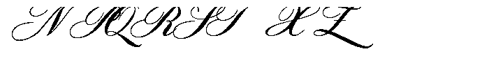 Sterling Script Swashes Font UPPERCASE