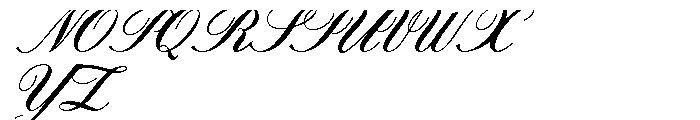 Sterling Script Font UPPERCASE