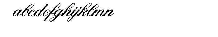 Sterling Script Font LOWERCASE