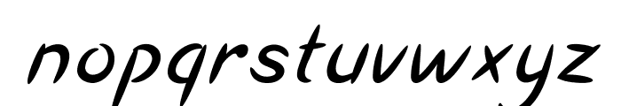 StickupItalic Font LOWERCASE
