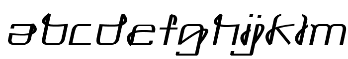 Stipple-BoldItalic Font LOWERCASE