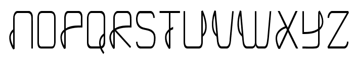 Stipple-CondensedRegular Font UPPERCASE