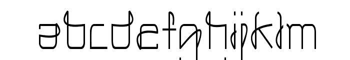 Stipple-CondensedRegular Font LOWERCASE
