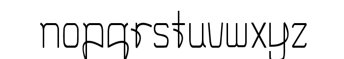 Stipple-CondensedRegular Font LOWERCASE