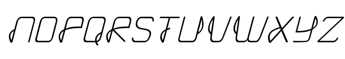 StippleItalic Font UPPERCASE