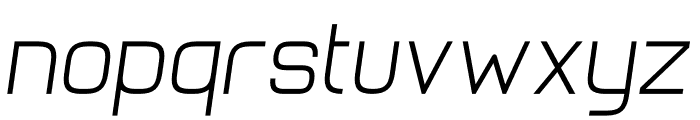 Stoica Extra Light Italic Font LOWERCASE