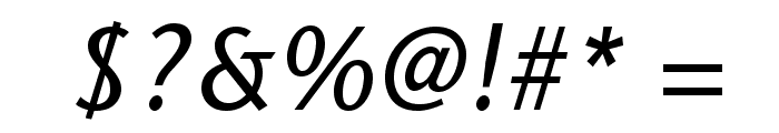 StoneSansStd-MediumItalic Font OTHER CHARS