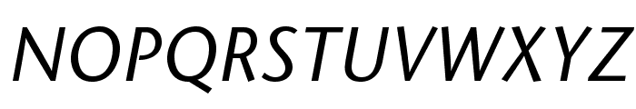 StoneSansStd-MediumItalic Font UPPERCASE