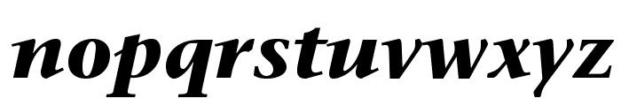 StoneSerifStd-BoldItalic Font LOWERCASE