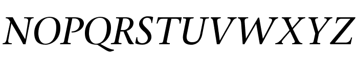 StoneSerifStd-MediumItalic Font UPPERCASE