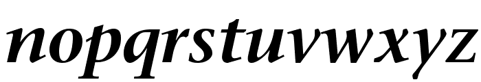 StoneSerifStd-SemiboldIt Font LOWERCASE