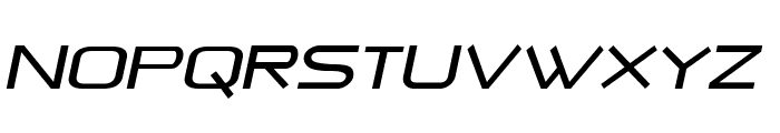 Stratos-BoldItalic Font UPPERCASE
