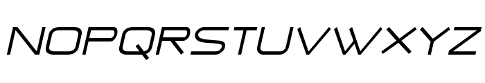 StratosItalic Font UPPERCASE