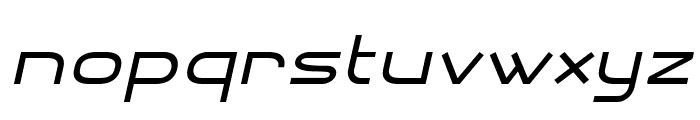 StratosItalic Font LOWERCASE