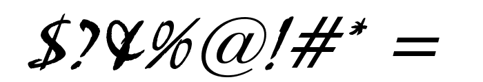 Stucco  Italic Font OTHER CHARS