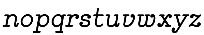 Studio Bold Italic Font LOWERCASE