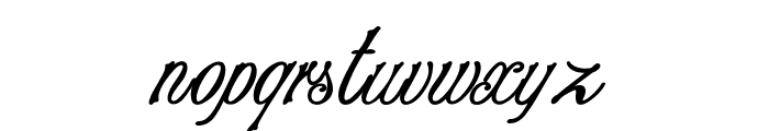 Stylique-BoldItalic Font LOWERCASE