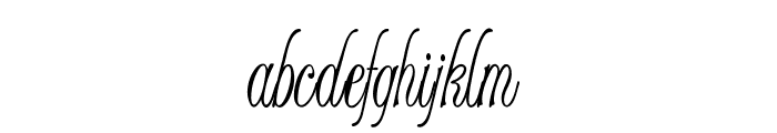 Stylique-CondensedRegular Font LOWERCASE