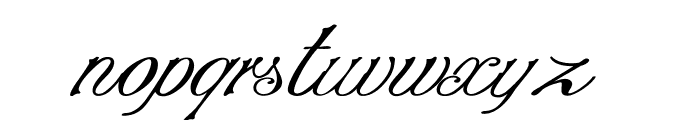 Stylique-ExpandedItalic Font LOWERCASE