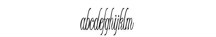 Stylique-ExtracondensedRegular Font LOWERCASE
