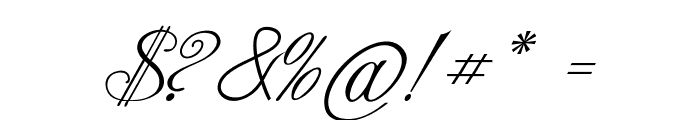 Stylique-Italic Font OTHER CHARS